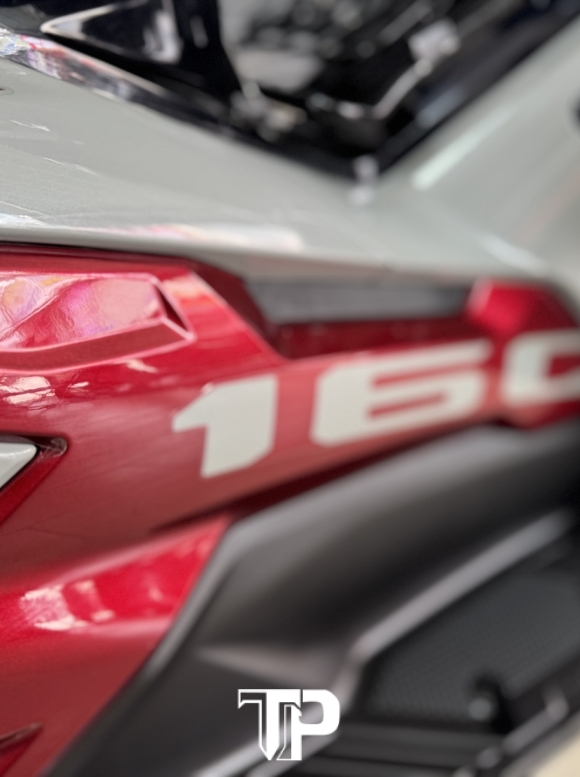 Honda AB160 date 2025 xám xi măng Bstp